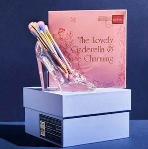 Cinderella Glass Slipper Brush Storage & Brush Set 💗